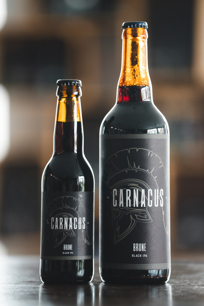 Bouteilles de bières Carnacus en 33cl et 75cl
