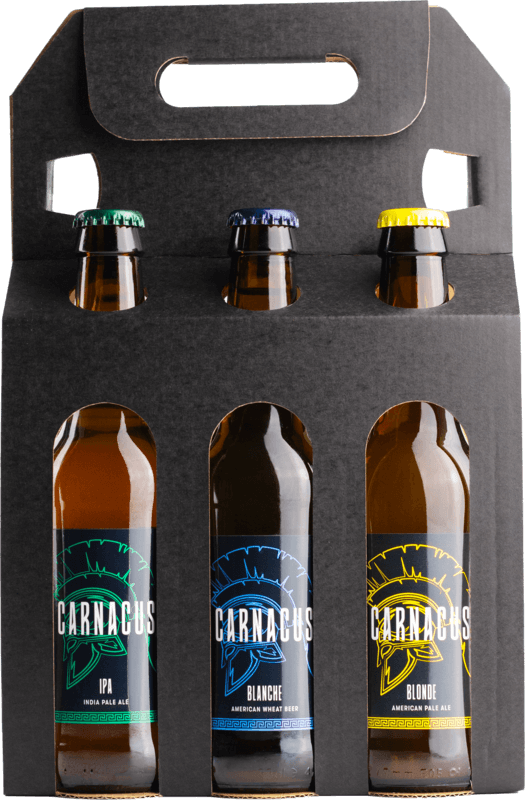 Coffret de six bières Carnacus face devant