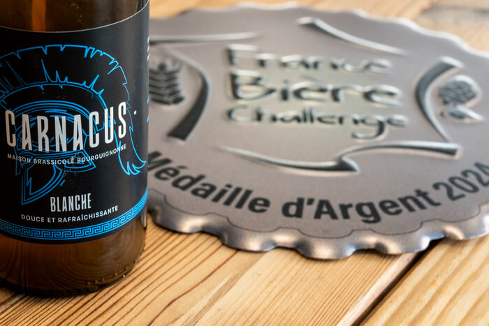 Bière blanche médaille d'argent au France Bière Challenge